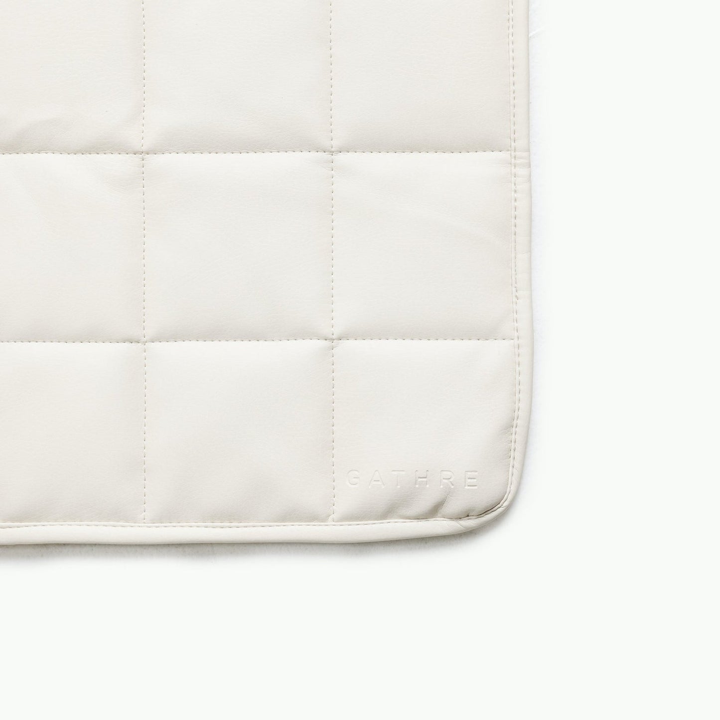 Gathre Quilted Mini Mat (Ivory/ Square)