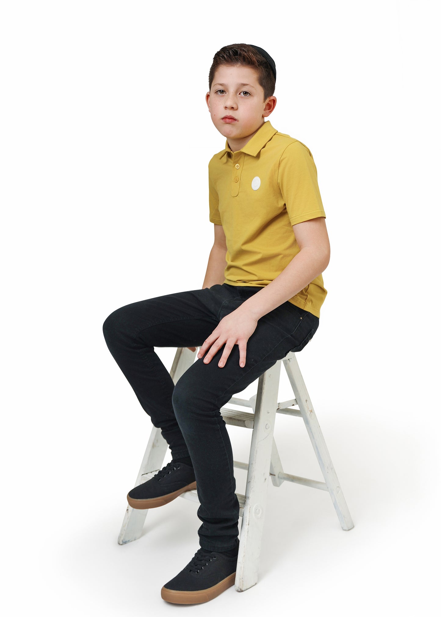 3 Buttons Round Edge Polo