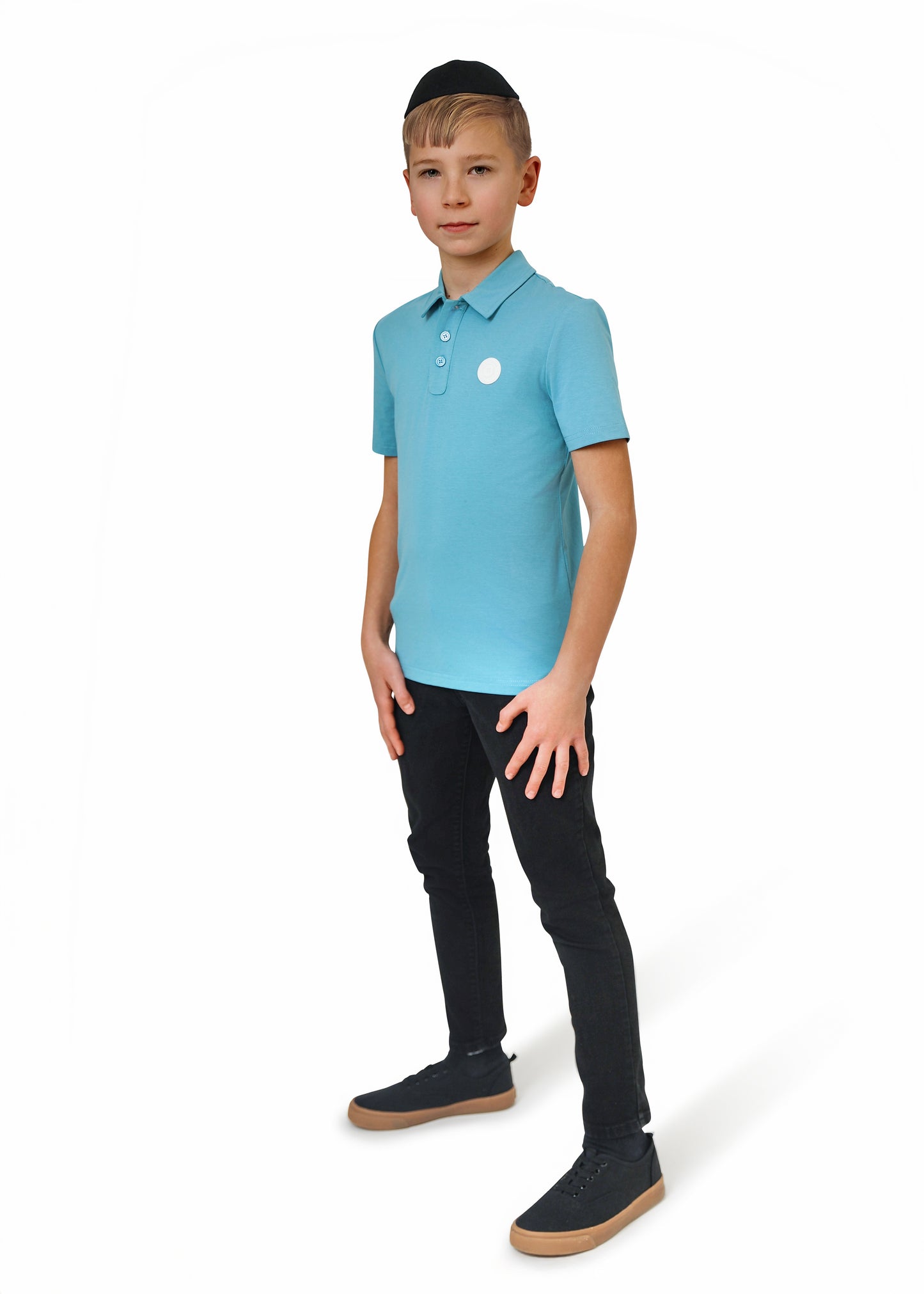 3 Buttons Round Edge Polo