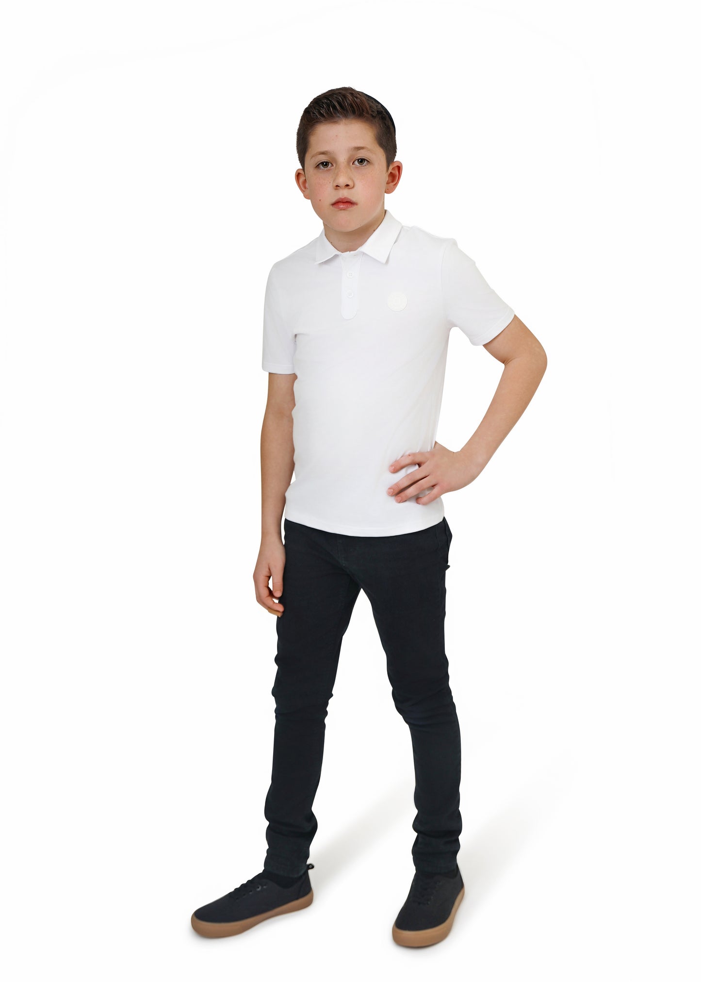 3 Buttons Round Edge Polo