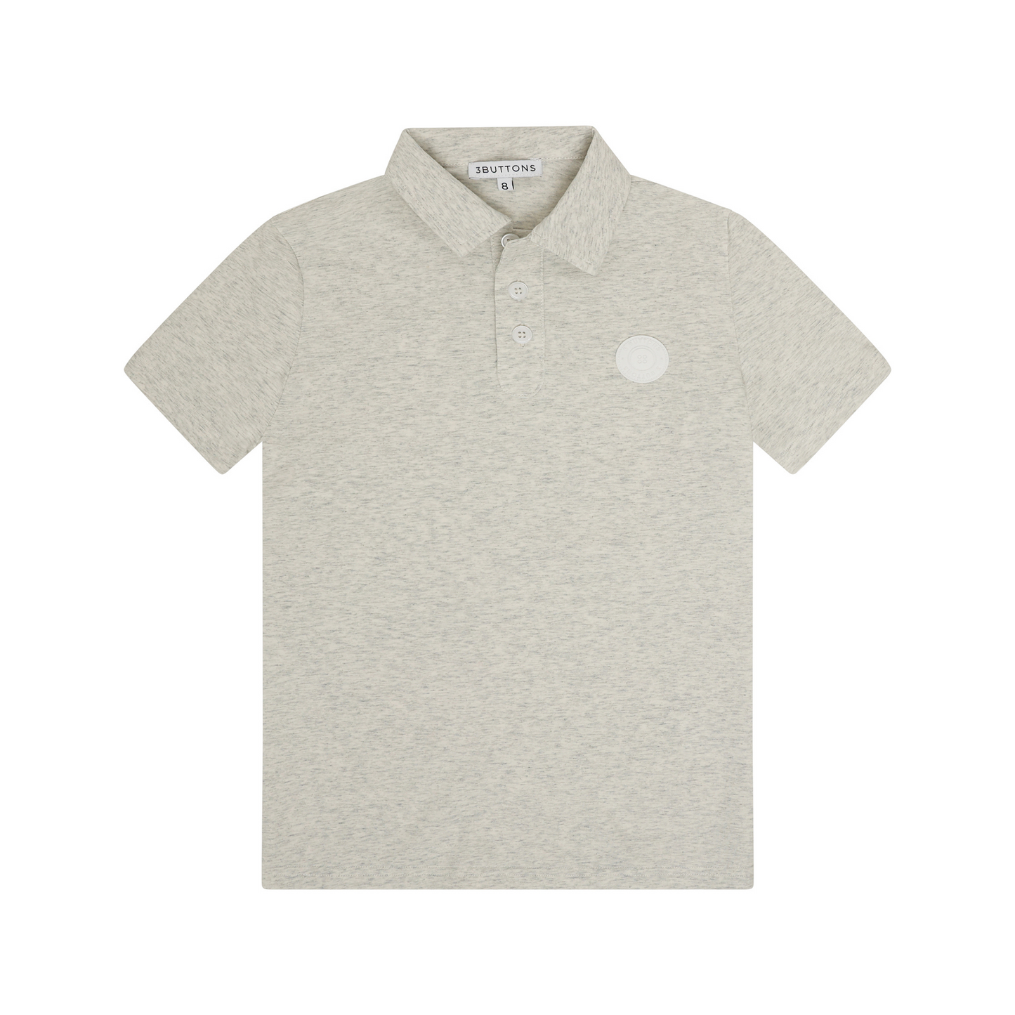 3 Buttons Round Edge Polo