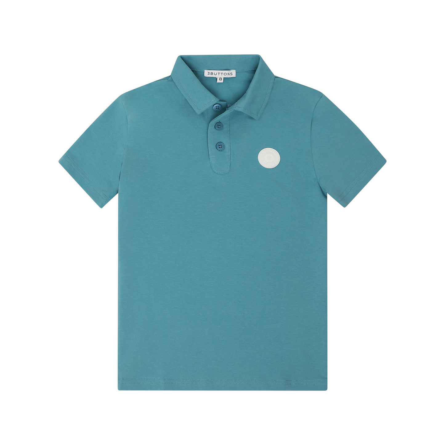 3 Buttons Round Edge Polo