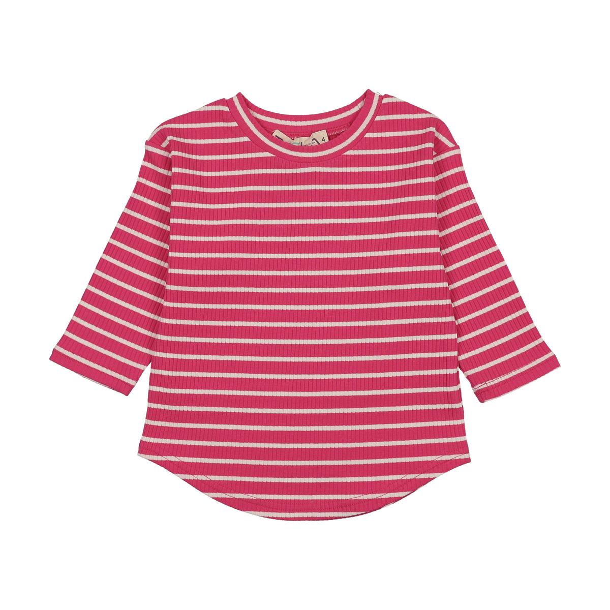 Teela Stripe Ribbed Tee