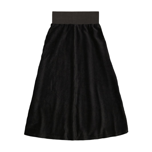 Buckingham Rib Velour Skirt - Long Girl