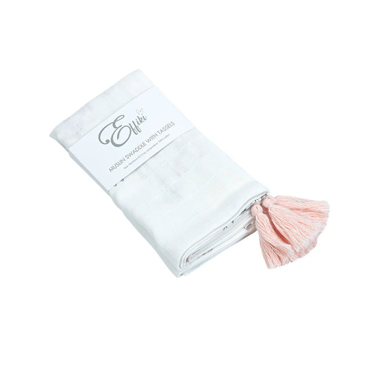 Effiki Muslin Swaddles with Tassels