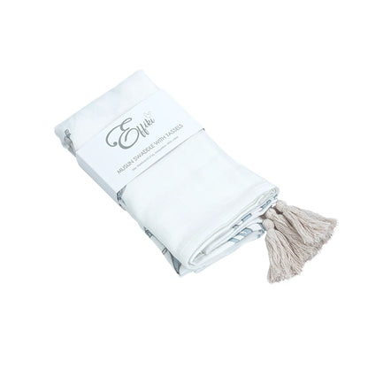 Effiki Muslin Swaddles with Tassels