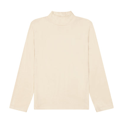 Harti Shells Modal Mock Neck, Long Sleeve