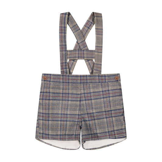 Ancar Plaid Overalls