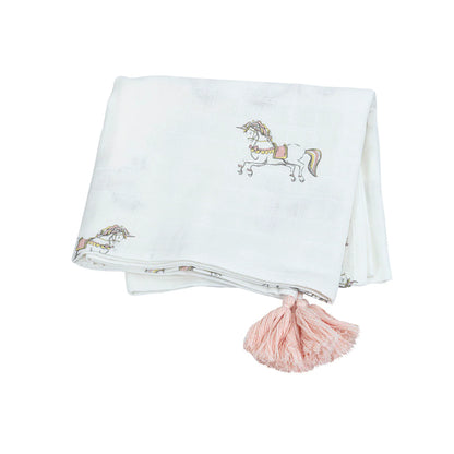 Effiki Muslin Swaddles with Tassels