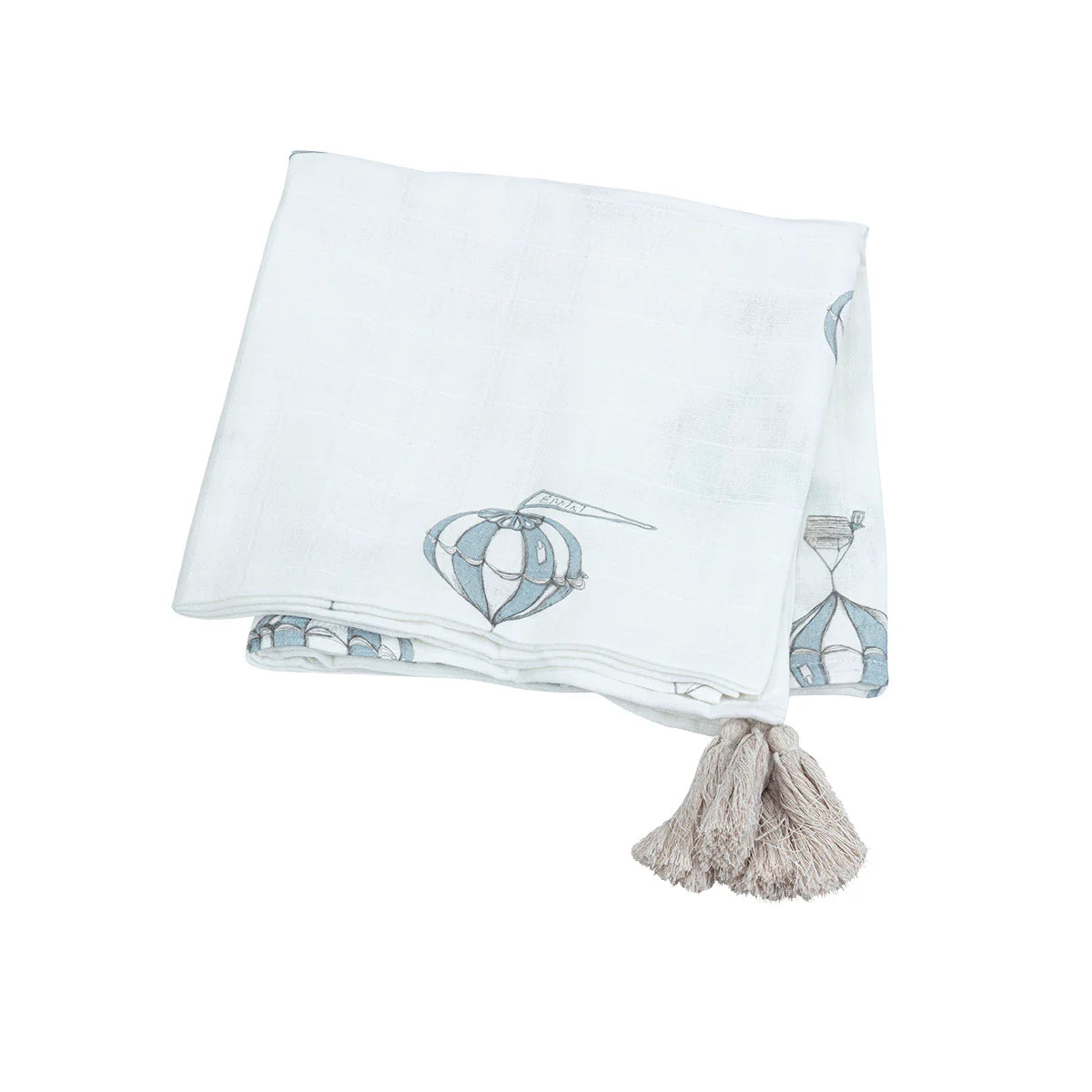 Effiki Muslin Swaddles with Tassels