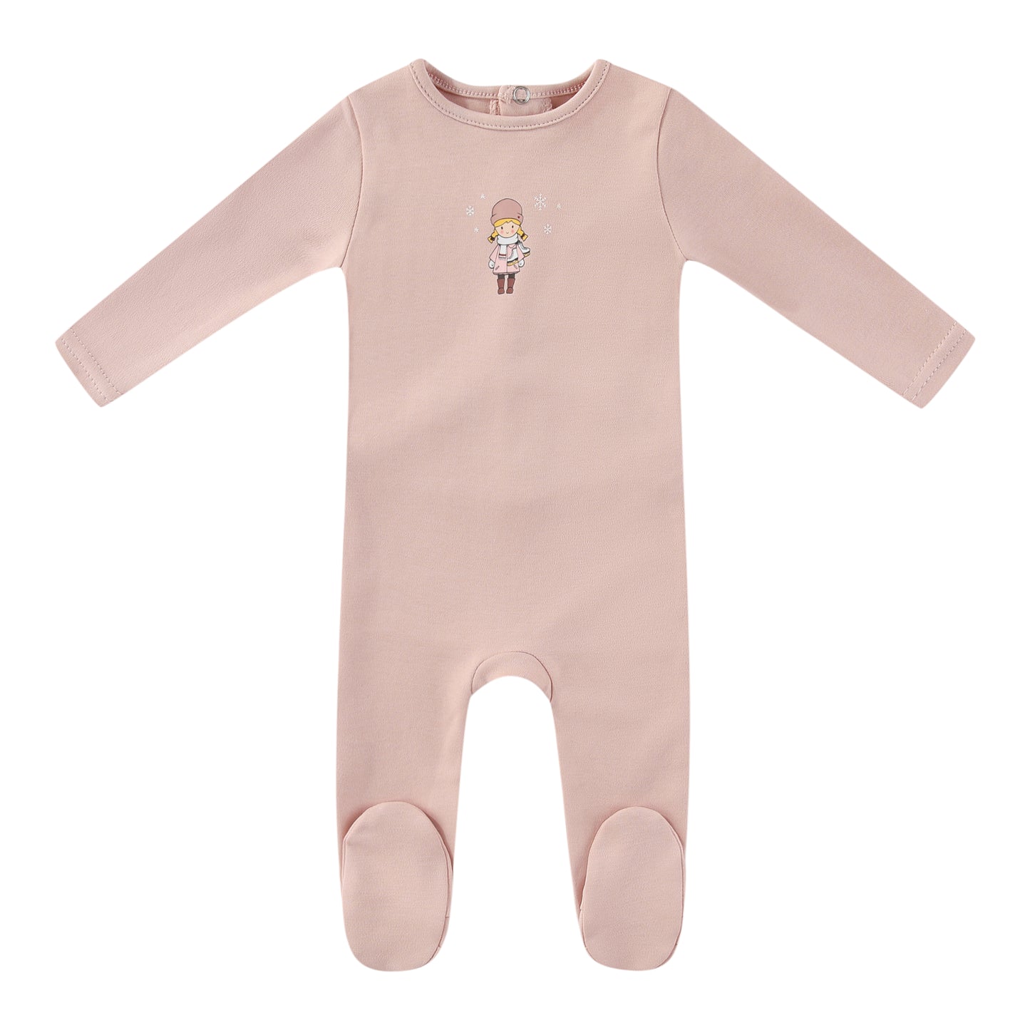 Mini Label Vintage Skier Footie