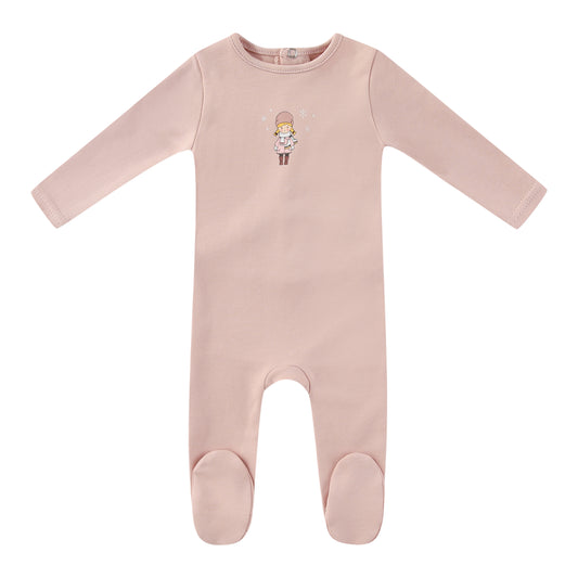 Mini Label Vintage Skier Footie