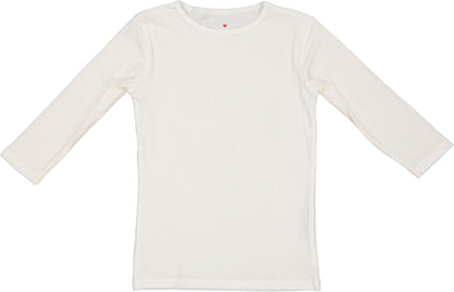 Harti Ribbed 3/4 Sleeve Shell