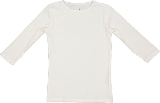 Harti Ribbed 3/4 Sleeve Shell
