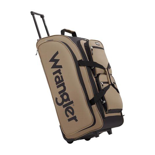 Pre-order Wrangler Wesley 30-Inch Rolling Duffel Bag (Tannin)