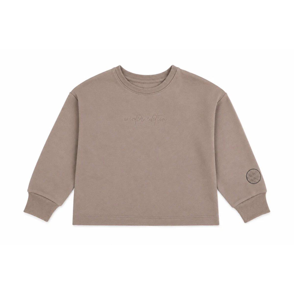 Bondoux Sherpa Embroidery Girls Top