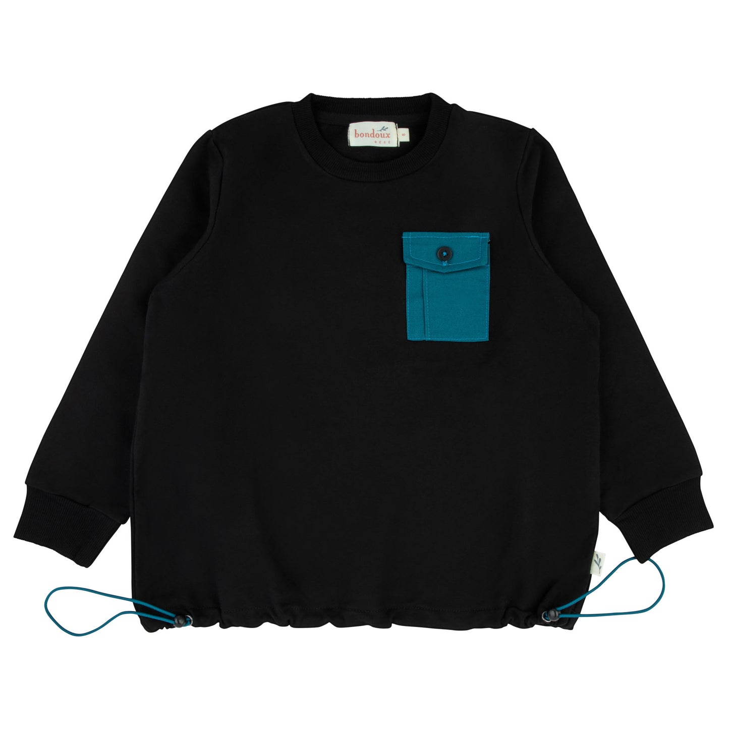 Bondoux Teal Detail Boys Top
