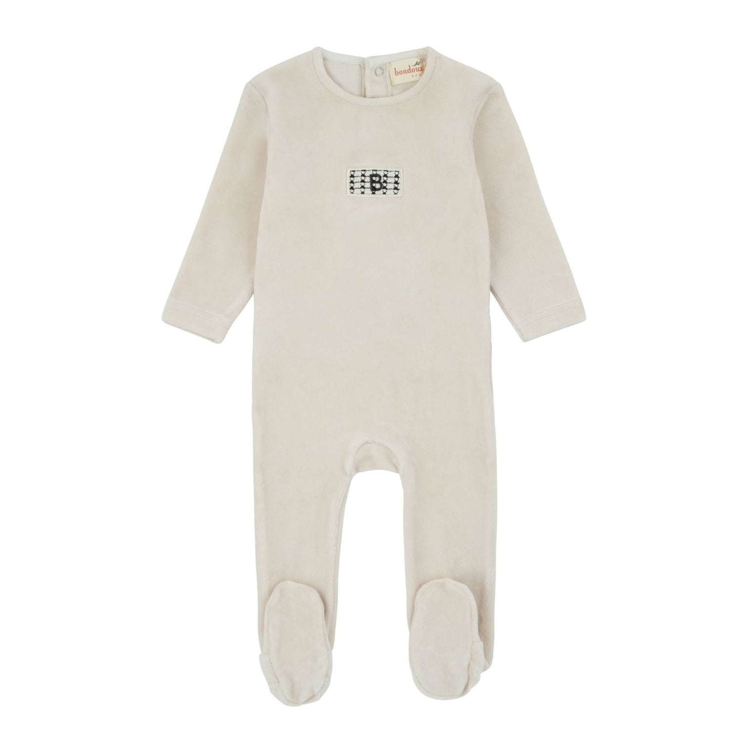 Bondoux Knit Detail Footie