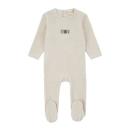 Bondoux Knit Detail Footie