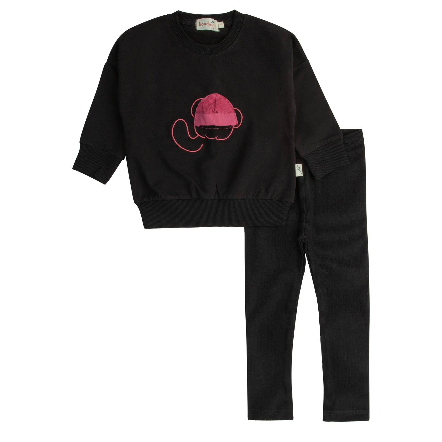 Bondoux Simple Corduroy Toddler 2 Piece Set
