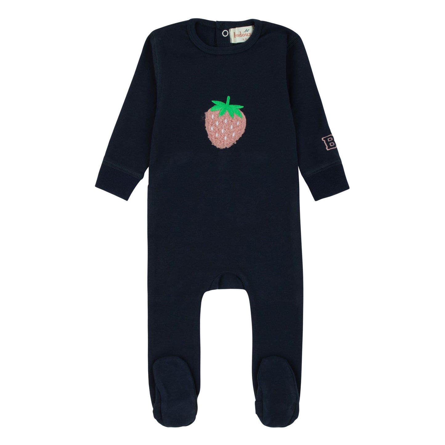 Bondoux Sherpa Strawberry Footie