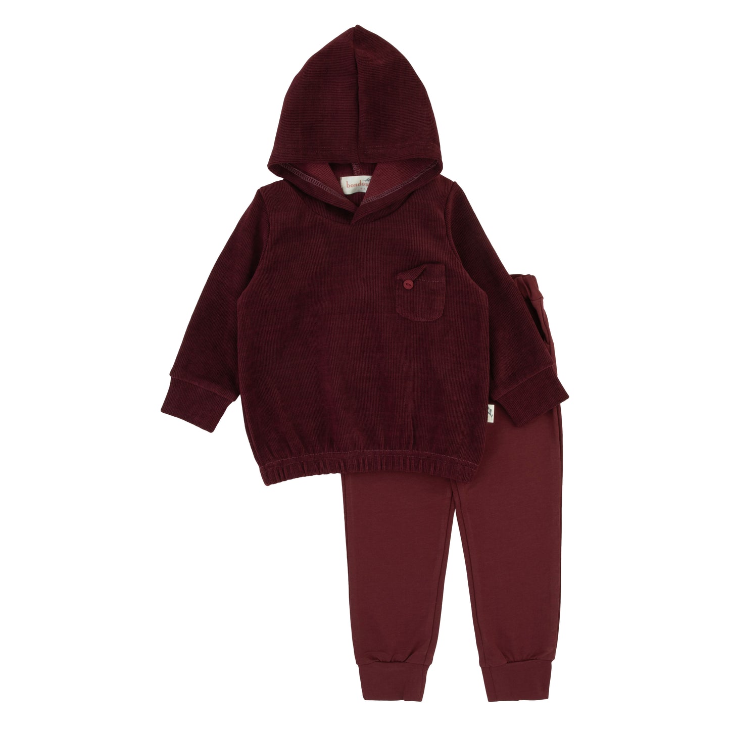 Bondoux Ribbed Corduroy Toddler 2 Piece Set