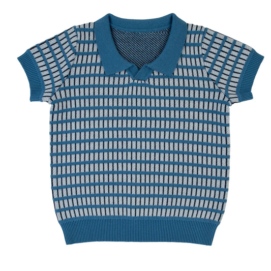Rompp Brick Knit Short Sleeve Sweater