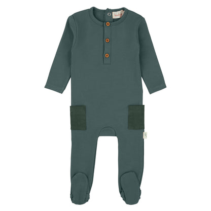 Bondoux Corduroy Cotton Footie