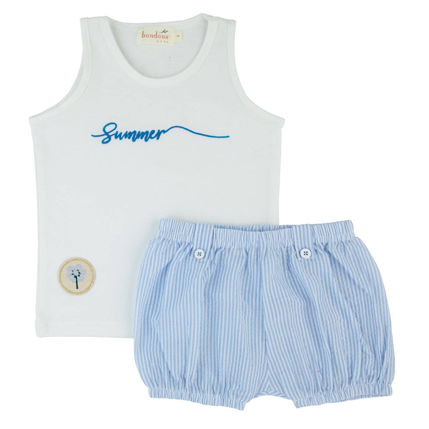 Bondoux SeerSucker Toddler 2pc Set