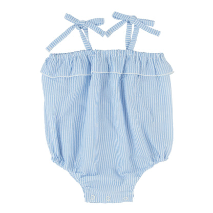 Bondoux SeerSucker Baby Romper (girl)