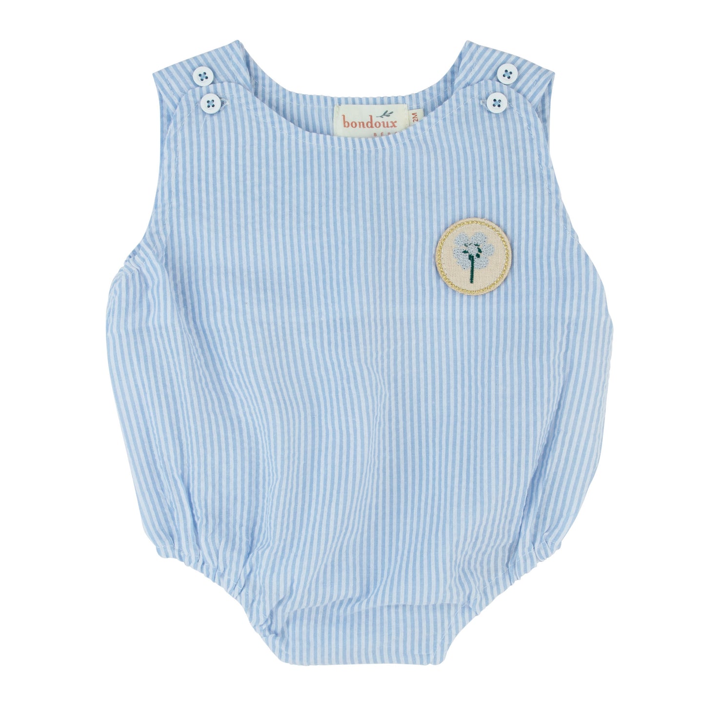 Bondoux SeerSucker Baby Romper