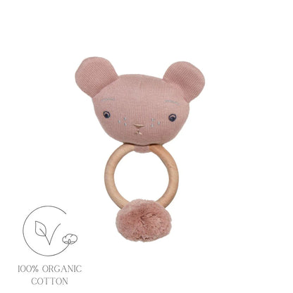 Effiki Organic Cotton Rattle/Teether