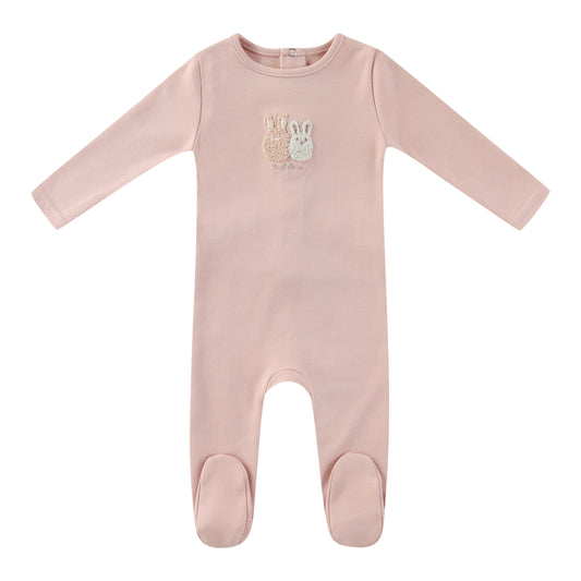 Mini Label Sherpa Bunny Footie (g)