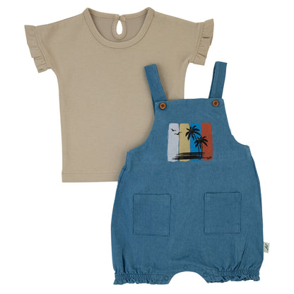 Bondoux Surf Denim Romper (girl)
