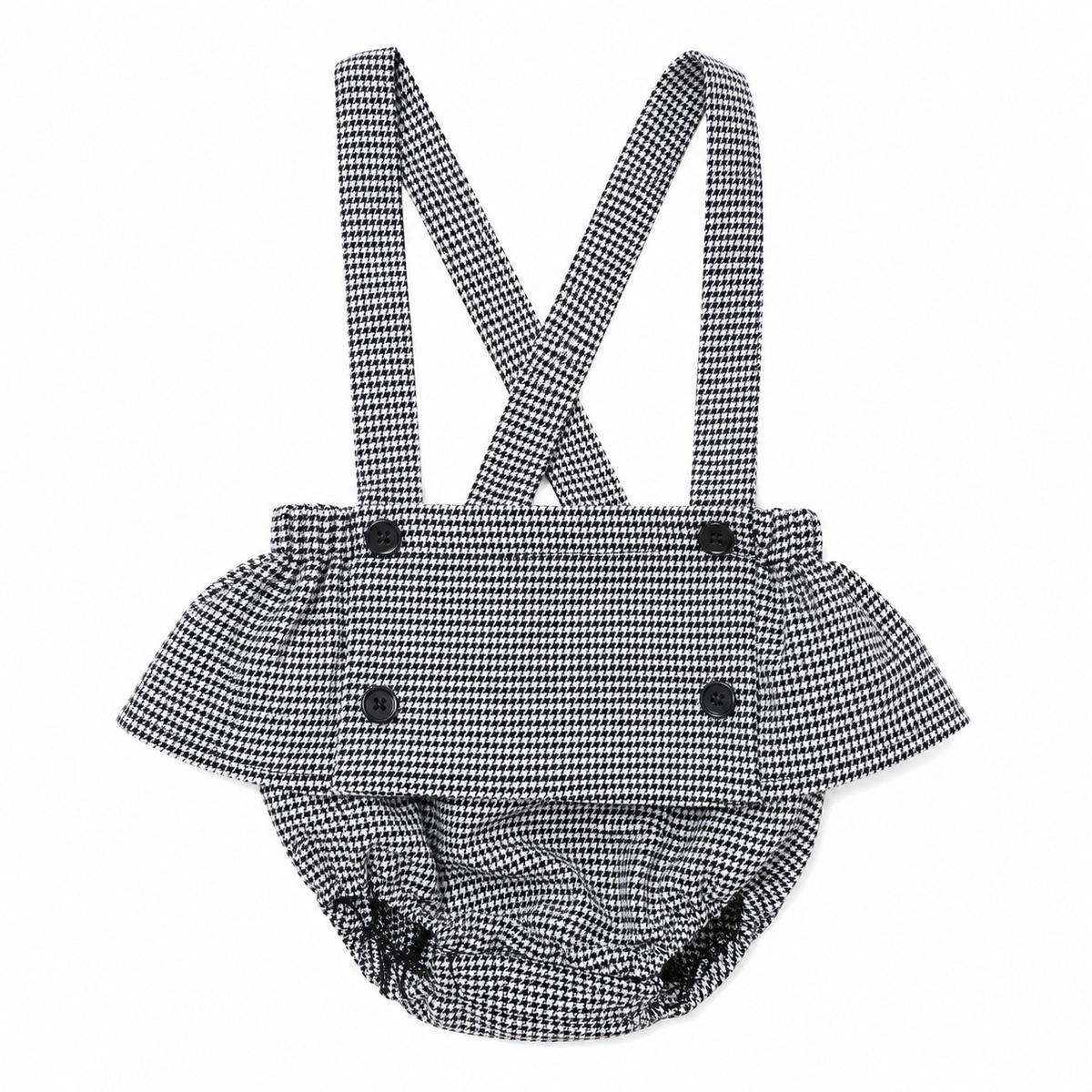 Teela Houndstooth Ruffle Bloomer