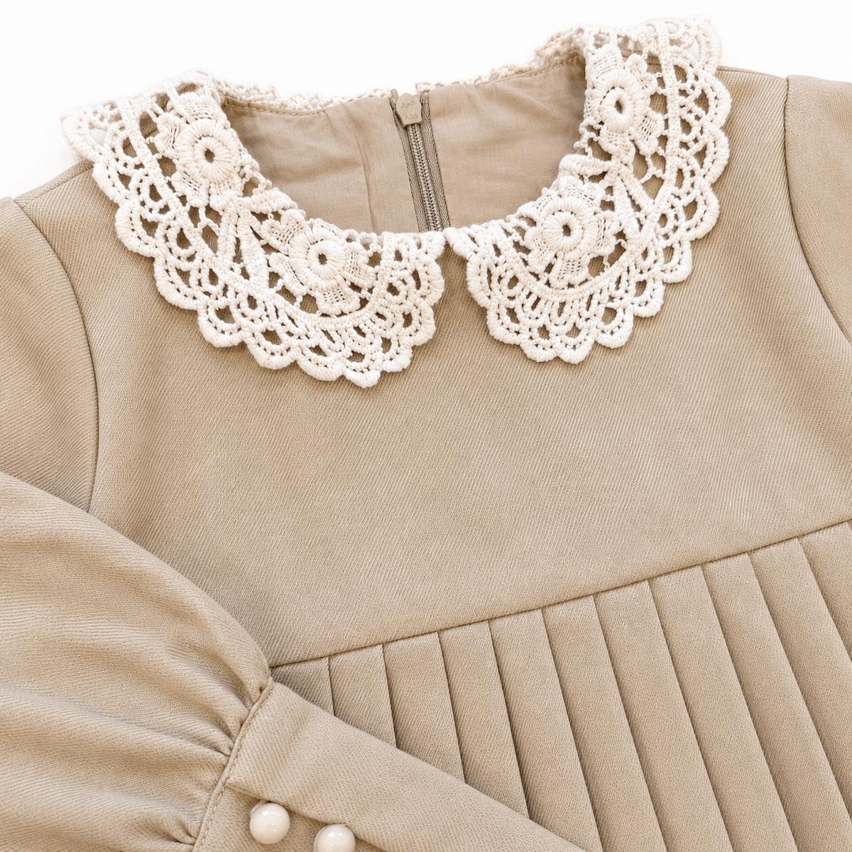 Teela Wool Pleated Dress