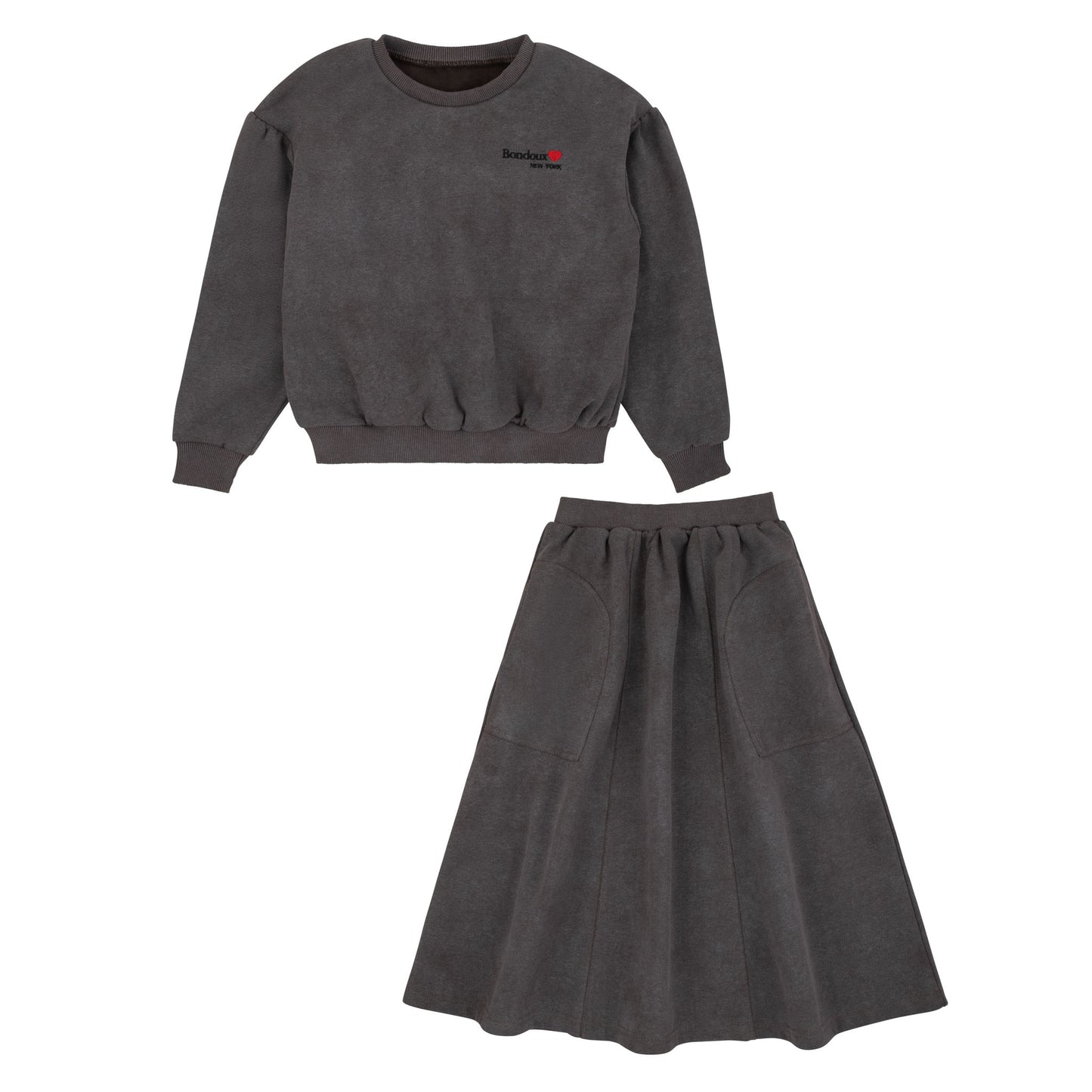 Bondoux Acid Wash Girls Top