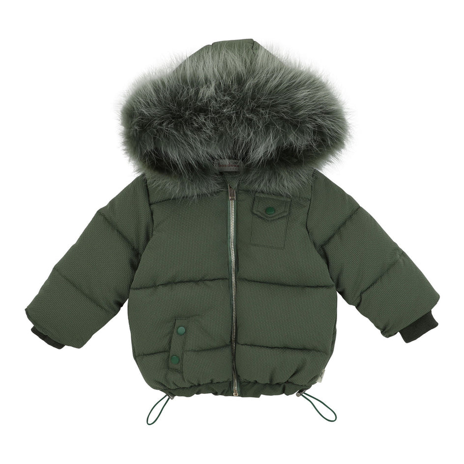 Bondoux Textured Fabric Jacket Boy