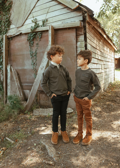 Kai & Kelly Between Lines Polo Sweatshirt