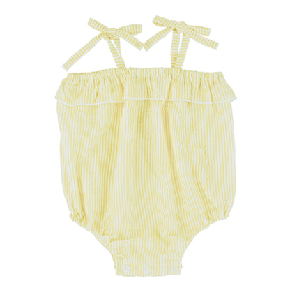 Bondoux SeerSucker Baby Romper (girl)