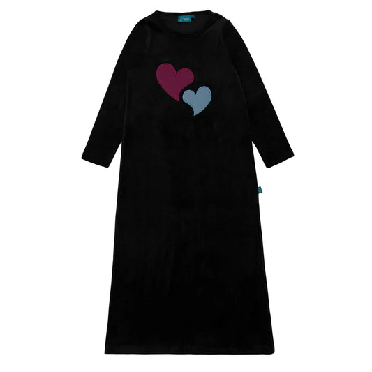 LayLay Velour Wrap Heart Nightgown