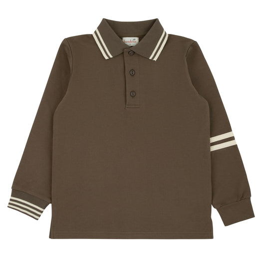 Bondoux Varsity Khaki Green Polo