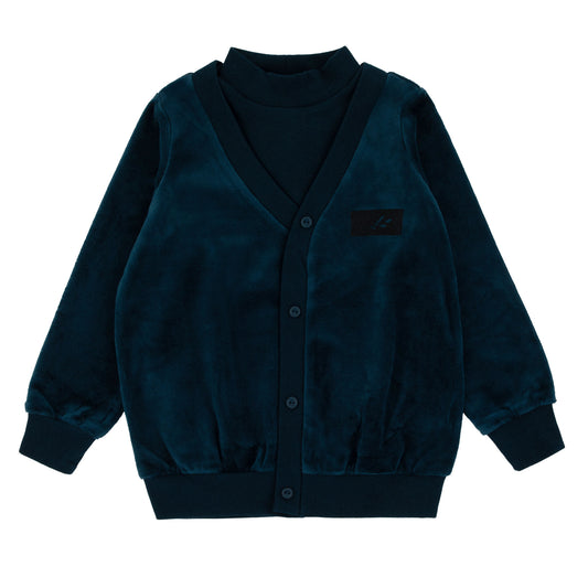 Bondoux Logo Velour Boys Top