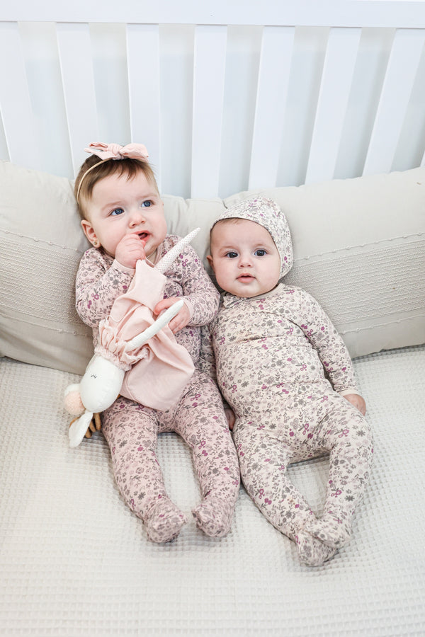 Maniere Elegant Floral Footie