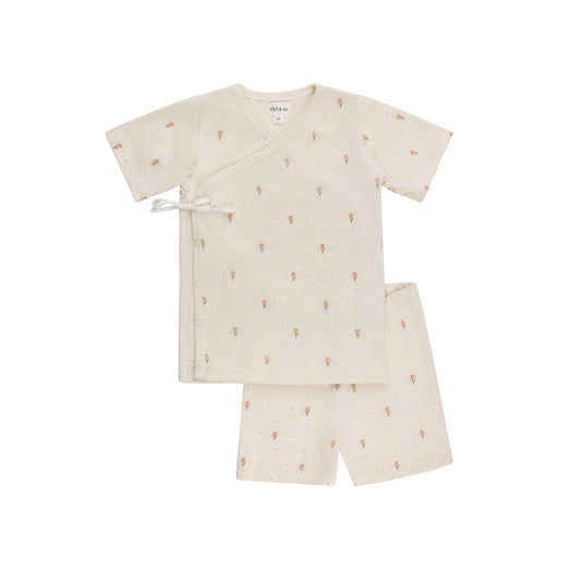 Ely's & Co Floral Grid Lounge Set (girl)