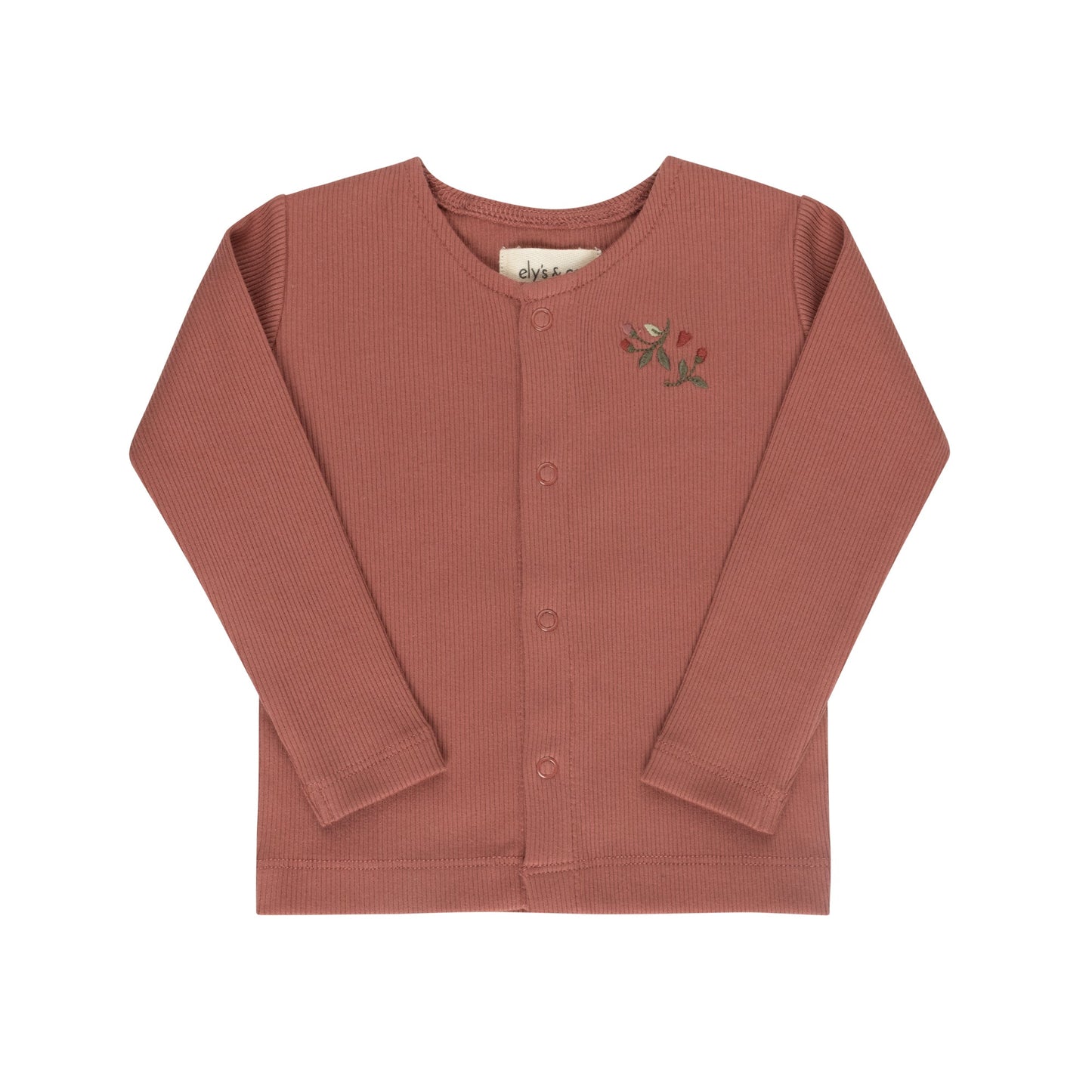 Ely's & Co Floral Embroider Collar Cardigan (girl)