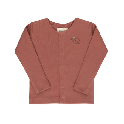 Ely's & Co Floral Embroider Collar Cardigan (girl)