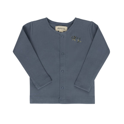 Ely's & Co Floral Embroider Collar Cardigan (girl)