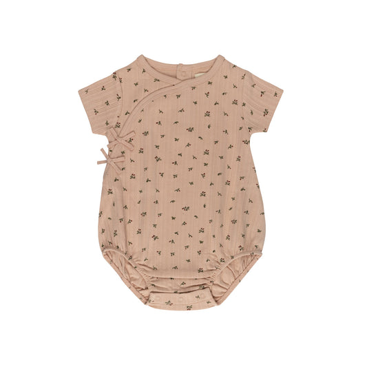 Ely's & Co Floral Pointelle Romper (girl)