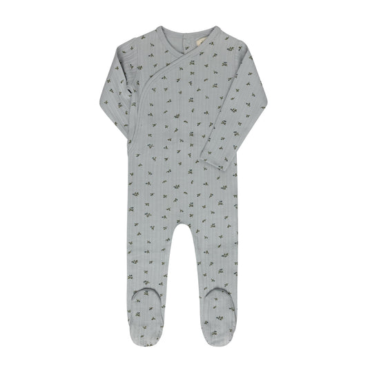Ely's & Co Floral Pointelle Footie